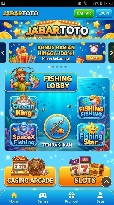 Pratinjau antarmuka jabartoto — aplikasi APK resmi Android v1.1.5